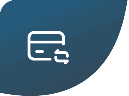 Credit card payment icon for online financial transactions.