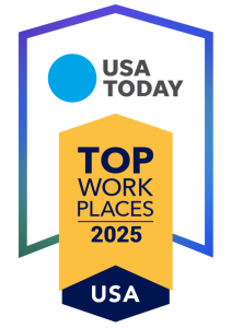 Credibly awarded as a top workplace in the USA for 2025 by USA Today.