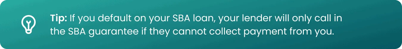 business loan default
